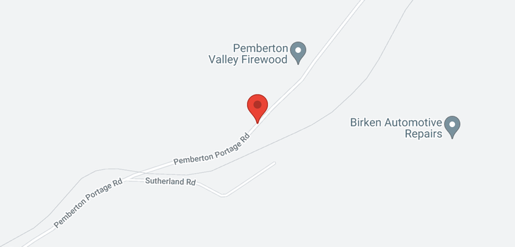 map of 9410 PEMBERTON PORTAGE ROAD